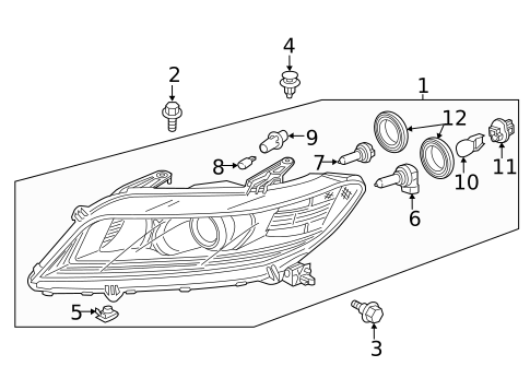 Bulbs - Chassis for 2013 Honda Accord #1