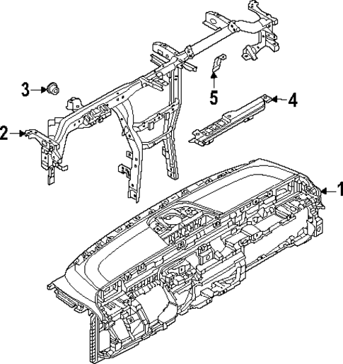 Instrument Panel for 2025 Volkswagen ID. Buzz #0