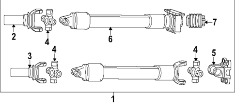 Drive Shaft for 2012 Ram 2500 #2