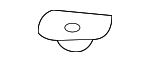 98150576102 - Body: Lmp Washer Cover for Porsche Image