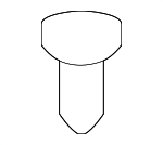 9A700751700 - Body: Bumper Cover Screw for Porsche Image