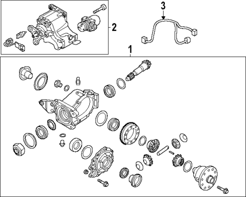 Axle & Differential for 2024 Hyundai Kona Electric #0