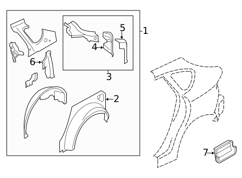 Inner Structure for 2014 Subaru Impreza #0