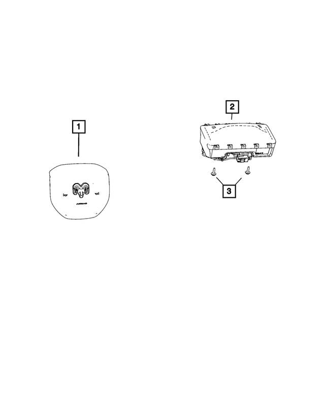 68755696AA - Restraints: Passenger Air Bag for Mopar Image