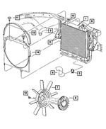 52029285AD - : Fan Shroud for Mopar Image