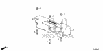 125005K0A00 - Engine: COVER, ENGINE for Honda Image