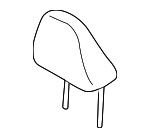 64061SL000NK - Body: Headrest for Subaru Image
