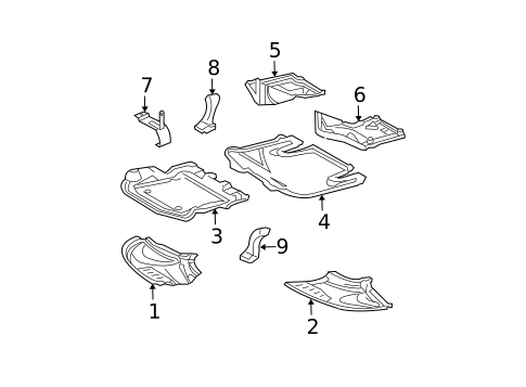 Splash Shields for 2001 Mercedes-Benz S600 #0