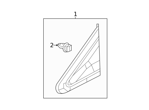 Exterior Trim - Pillars for 2013 Honda Civic #0