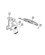 1TN77KA9AA - Interior Trim: Cargo Area Tray Cover for Mopar Image