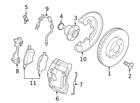 Hubs & Related Components for 2017 Volvo S60 Cross Country #0