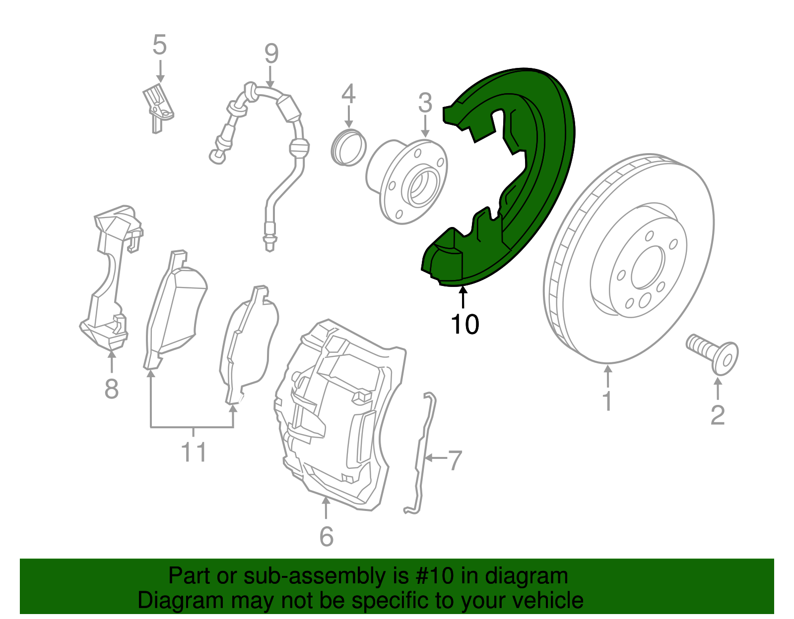 Brake Dust Shield - Protects Discs & Components | AutoNation Parts