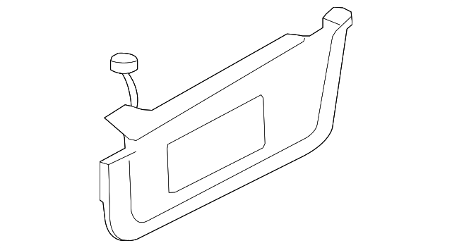 2007-2008 Mazda CX-7 Sun-Visor EG21-69-320B-77 | OEM Parts Online