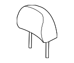 7191042110E0 - : 2006-2008 Toyota RAV4 - Headrest for Toyota Image