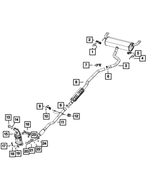 68109913AJ - : Exhaust Muffler And Tailpipe for Jeep: Cherokee Image