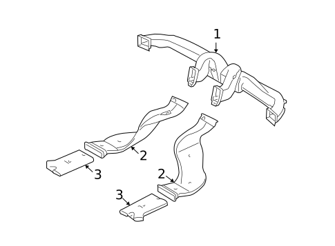 Ducts for 2009 Hyundai Accent #0