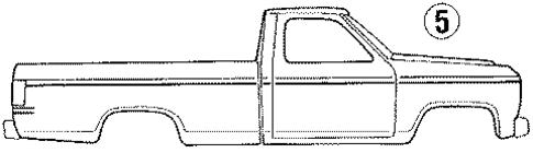 Stripe Tape for 1990 Ford F-350 #0