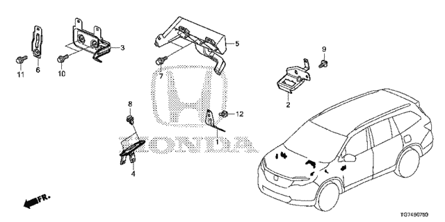 Wire Harness Bracket for 2016 Honda Pilot #0