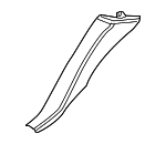 C2C9607AGD - Body: Lower Quarter Trim for Jaguar Image