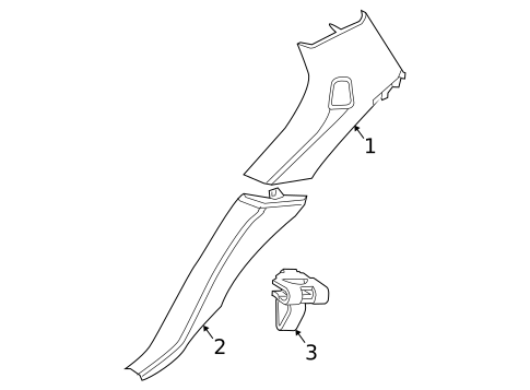 Interior Trim - Quarter Panels for 2004 Jaguar Vanden Plas #0