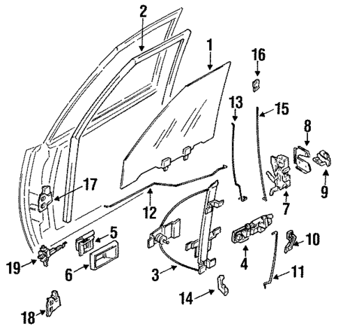Hardware for 1989 Nissan Sentra #2