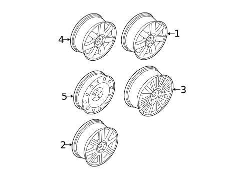 Wheels for 2005 Ford Five Hundred #0