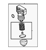 263102S002 - Engine: Filter Assembly for Kia Image