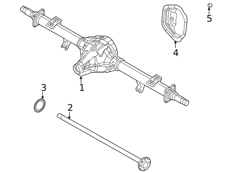 Axle Housing for 2023 Ford E-350 Super Duty #0