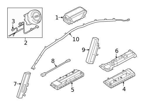 Air Bag Components for 2025 Audi A4 allroad #0