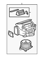 8713030811 - : Blower Assembly for Lexus: GS300, GS350, GS430, GS450h, GS460, IS F, IS250, IS350 Image