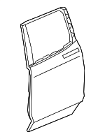 67550T6ZA10ZZ - : Door Shell for Honda: Ridgeline Image