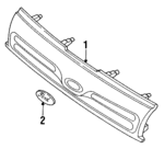 FOBZ8200A - Body: Grille for Ford Image image