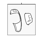 61319259007 - Body: Handle Cover for BMW Image