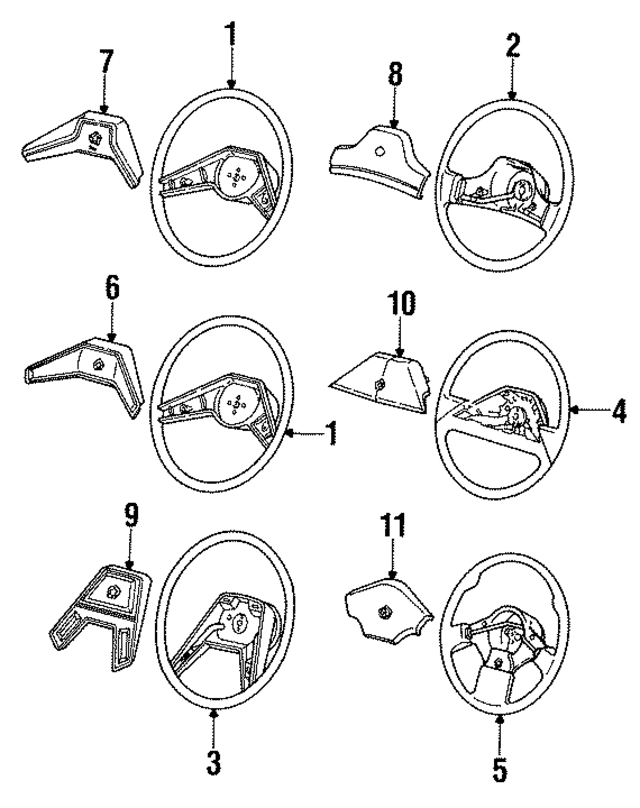 P215CB5 - Steering: Pad for Mopar Image