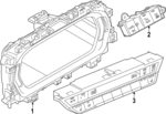 8Y0920790H - : Cluster Assembly for Audi: RS3 Image