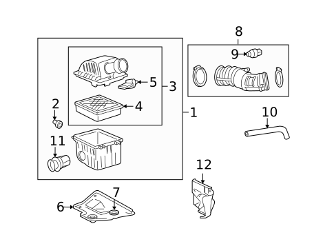Air Intake for 2006 Mazda B3000 #0