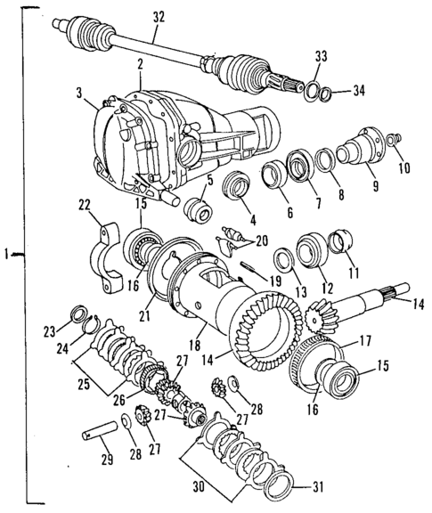 Differential for 1995 Volvo 960 #0