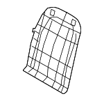 883601D130RU - Body: Seat Back Panel for Kia: Rondo Image