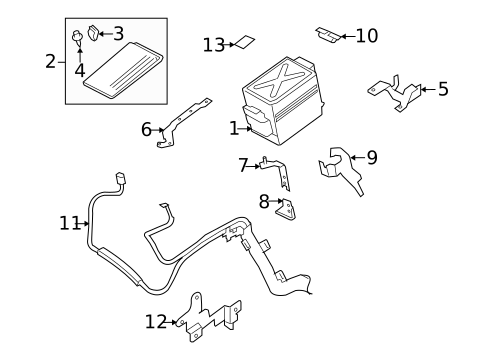 Electrical Components for 2007 Nissan Altima #1