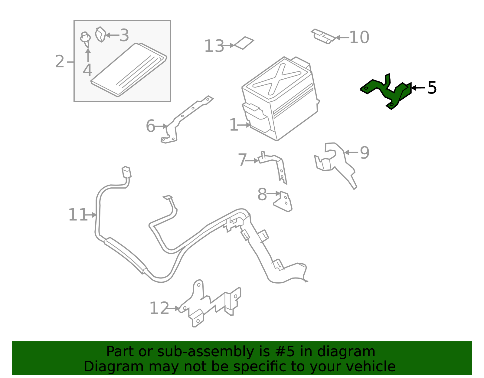 2007-2011 Nissan Altima Drive Motor Inverter Bracket 25233-JA80A | OEM ...