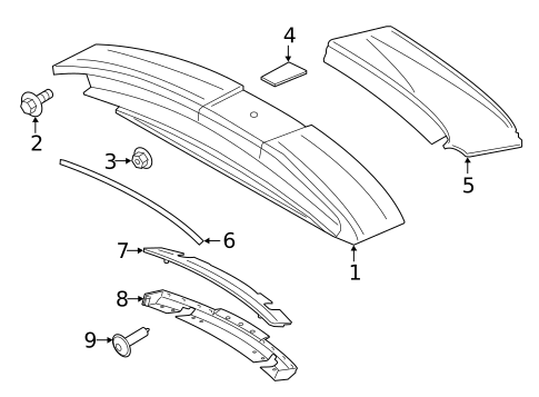 Spoiler for 2019 Porsche Panamera #0