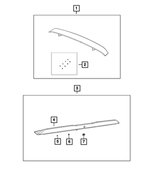 1ZB40RXFAJ - Exterior Ornamentation: Rear Spoiler for Dodge: Challenger Image