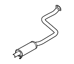 28650F3650 - Exhaust: Muffler for Hyundai Image