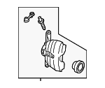 8V0615123D - Brakes: Caliper for Volkswagen Image