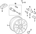 8Y0601025BR - : Wheel, Alloy for Audi: RS3 Image