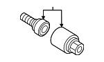 4F0698139B801 - Suspension: Wheel Bolt for Audi Image