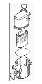 PHB000214 - Air &amp; Fuel Delivery: Air Cleaner Assembly for Land Rover: Range Rover Image