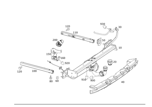 Trailer Coupling for 2013 Mercedes-Benz E400 #0