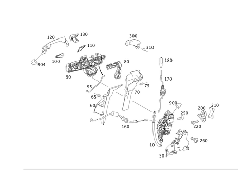 Locking System for 2010 Mercedes-Benz C300 #0