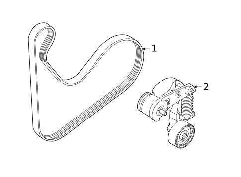 Belts & Pulleys for 2022 Hyundai Elantra #0